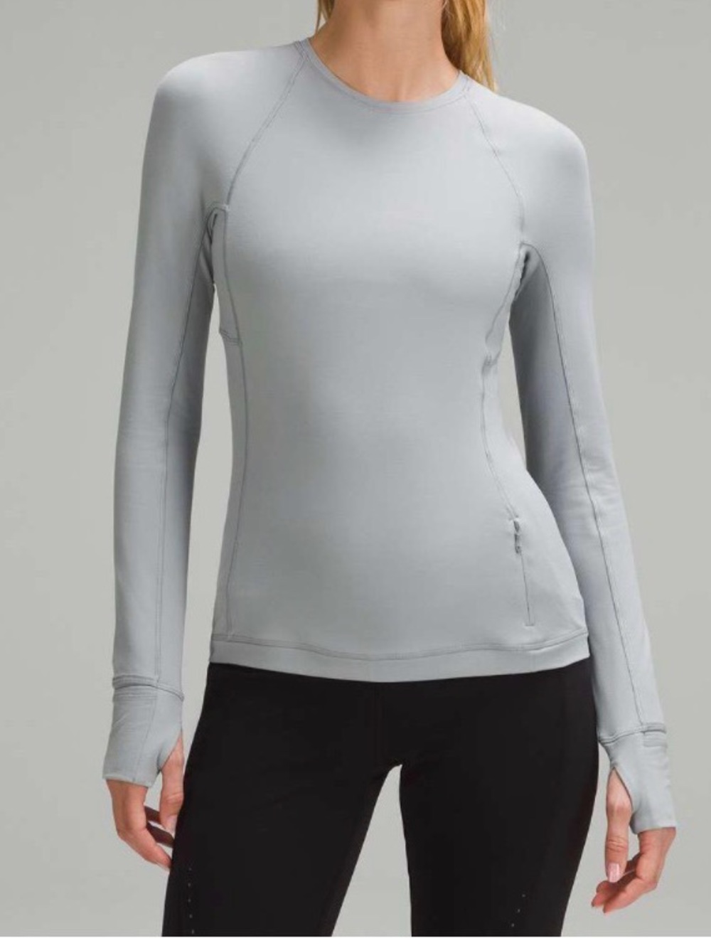 Lululemon It’s Rulu Run Long Sleeve Shirt ~ 6 ~ Rhino Grey